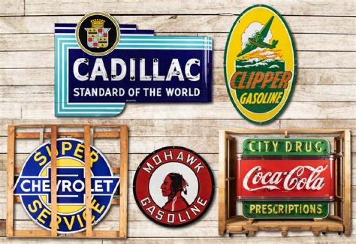 How do you restore vintage metal signs