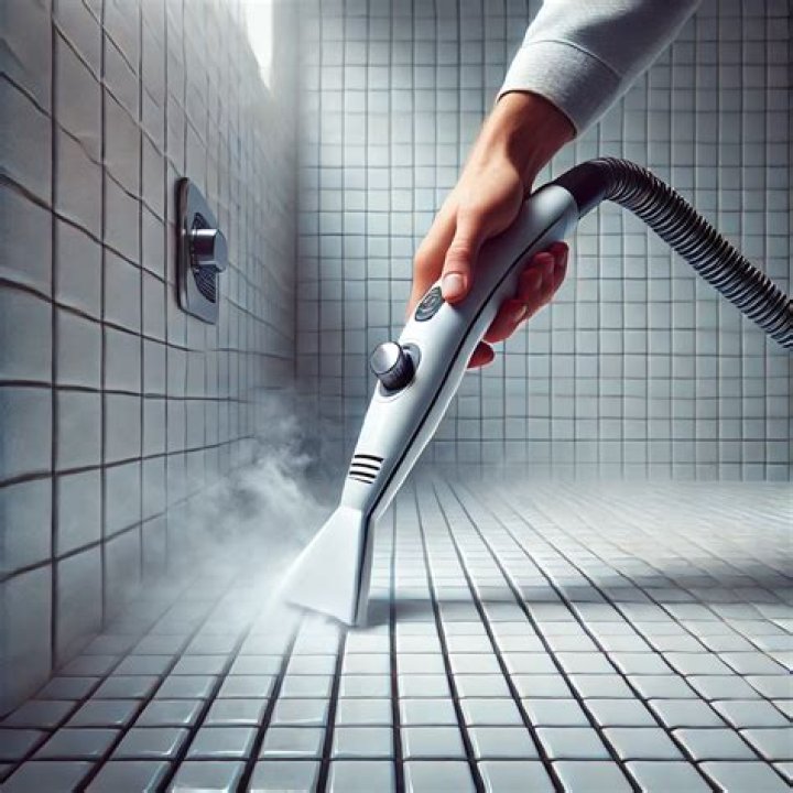 How do you steam clean tile grout