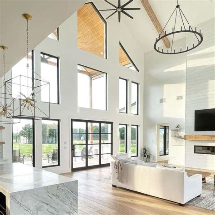 How do you style a room with high ceilings