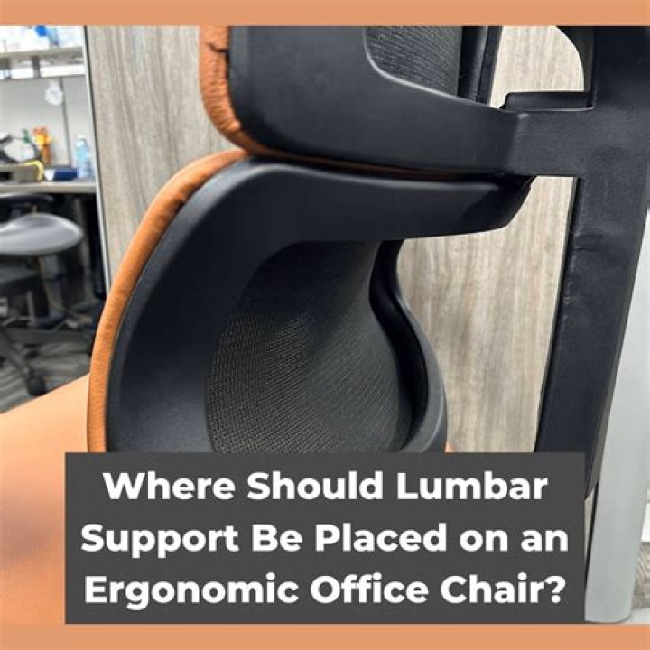 How do you use a lumbar support chair