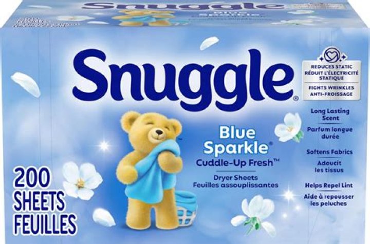 How do you use Snuggle Blue Sparkle dryer sheets