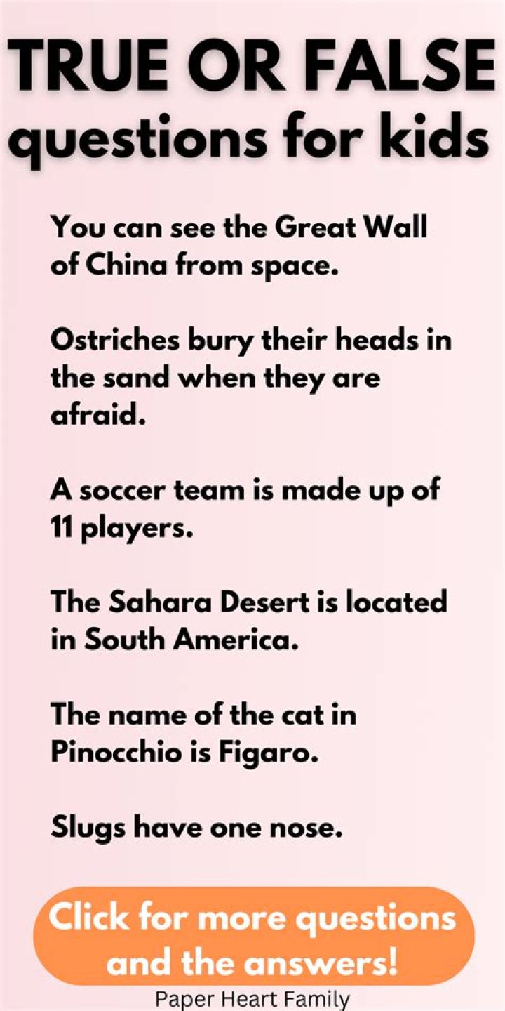 How do you write a true or false question
