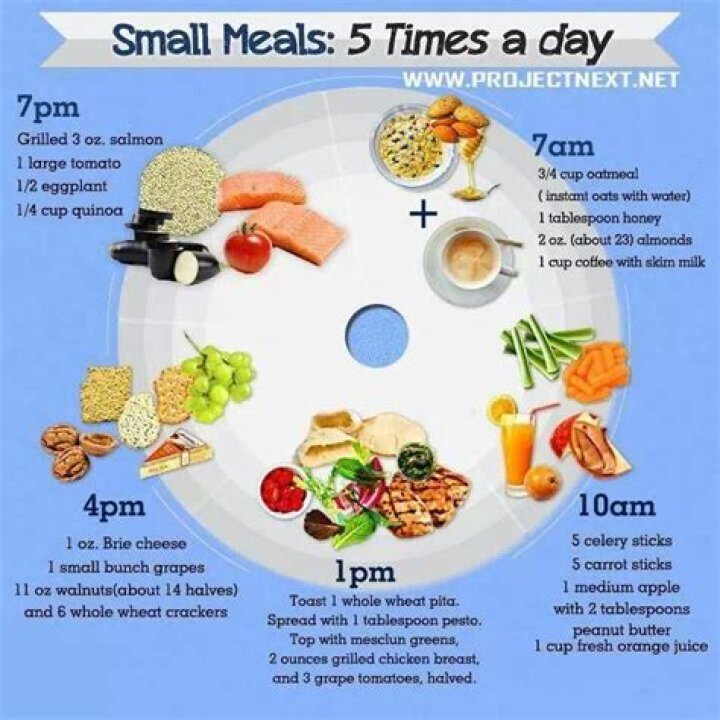 How does eating 6 small meals a day help you lose weight