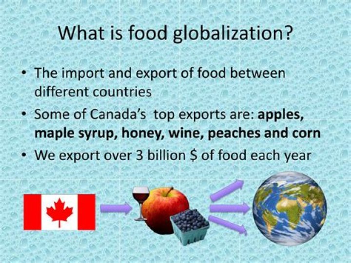 How does globalization affect food