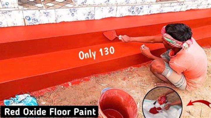 How does red oxide paint work