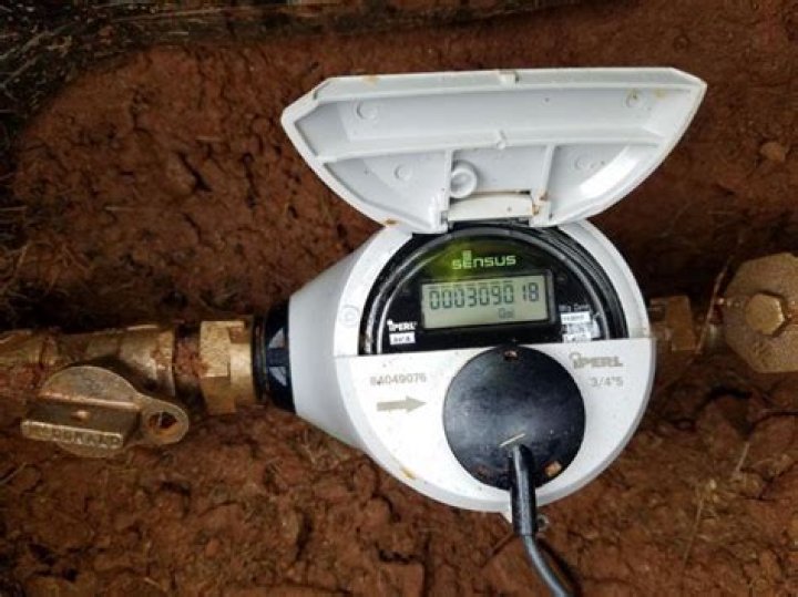 How far can you move a water meter