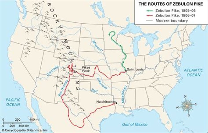 How far did Zebulon Pike travel
