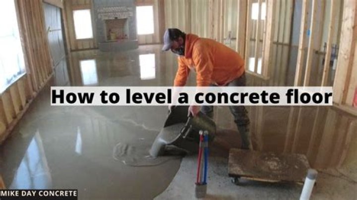 How flat does a concrete floor need to be for tile