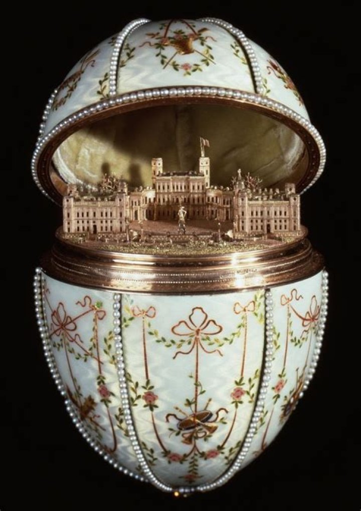 How is a Faberge egg made