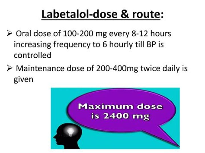 How is labetalol given