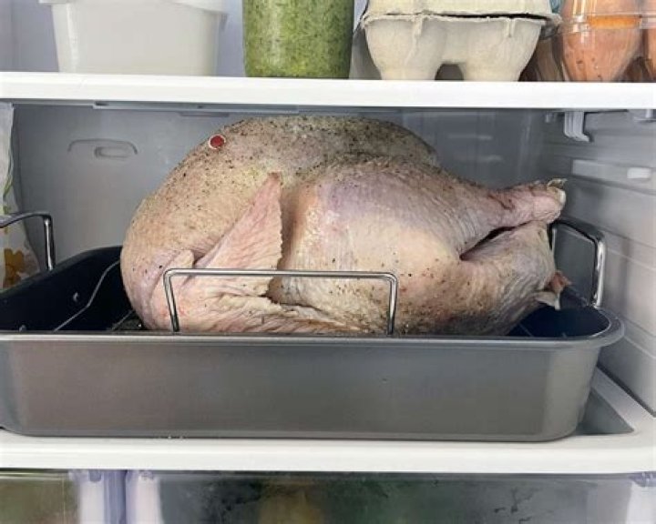 How long can a brined turkey stay in the fridge