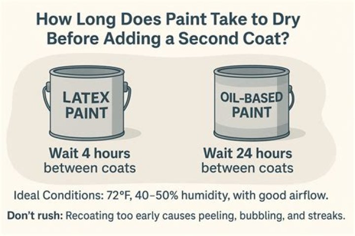 How long does Glidden paint take to dry