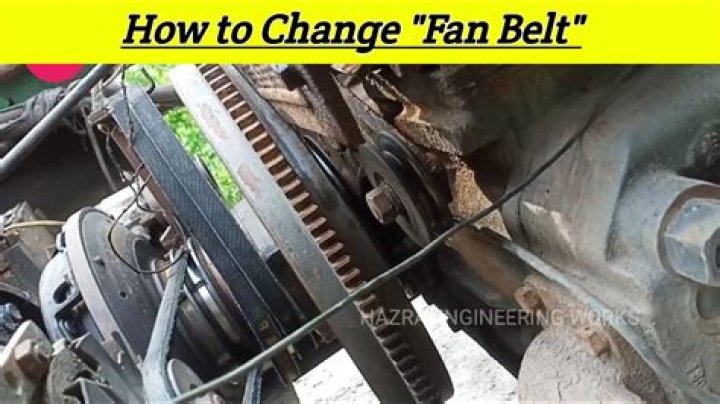 How long does it take to change fan belt