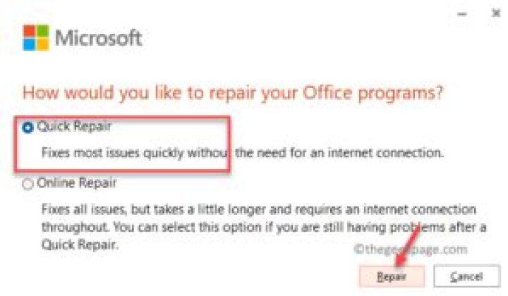How Long Should Microsoft Office Quick Repair Take
