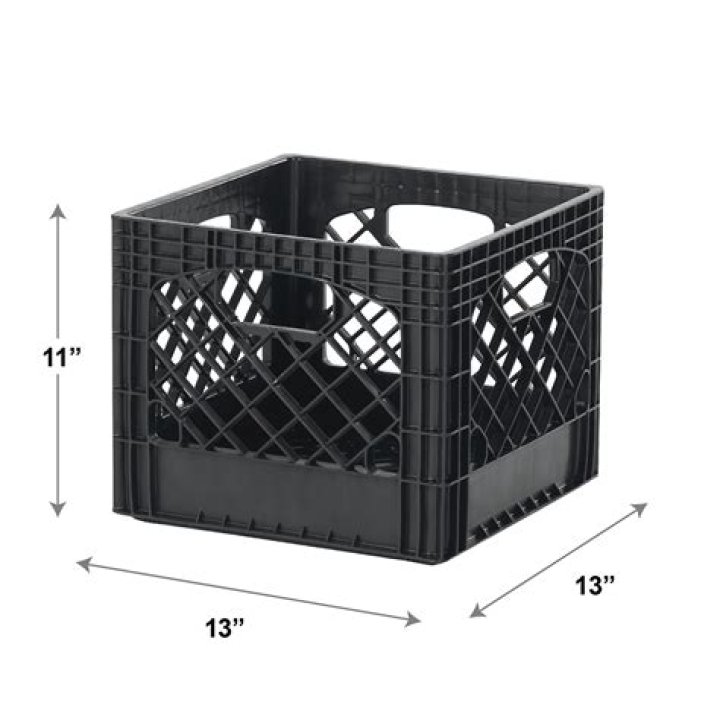 How many milk crates do I need for a bed