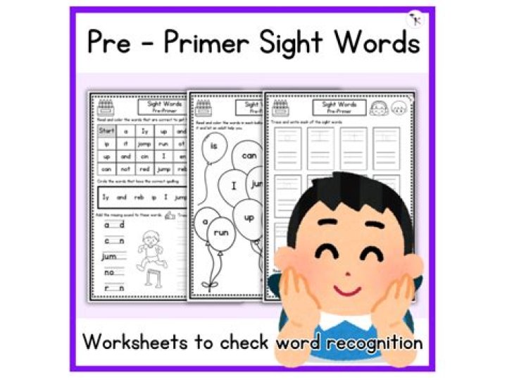 How many pre primer sight words are there