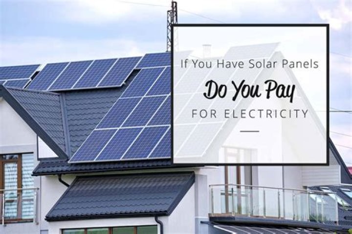 How much do you pay for electricity with solar panels