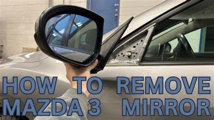 How much does it cost to replace a side mirror Mazda