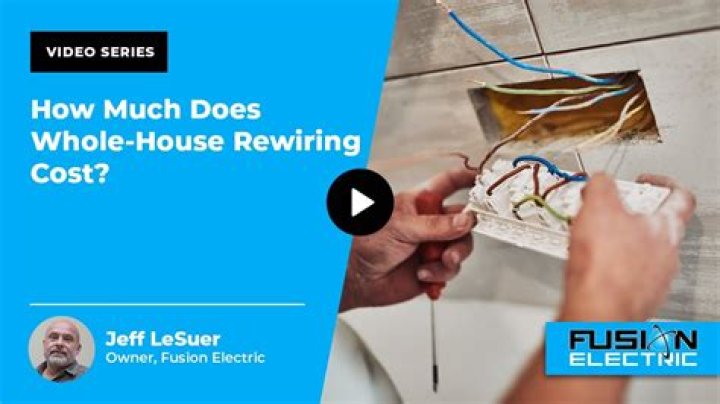 How much does it cost to rewire a gutted house