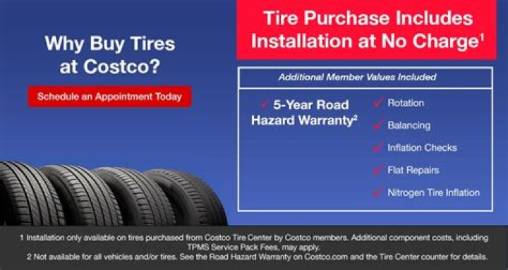 How Much Is Tire Installation At Sam's Club