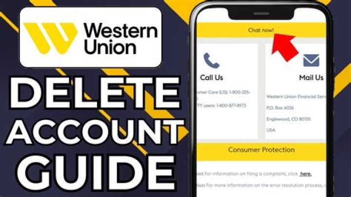 How To Delete Western Union Account
