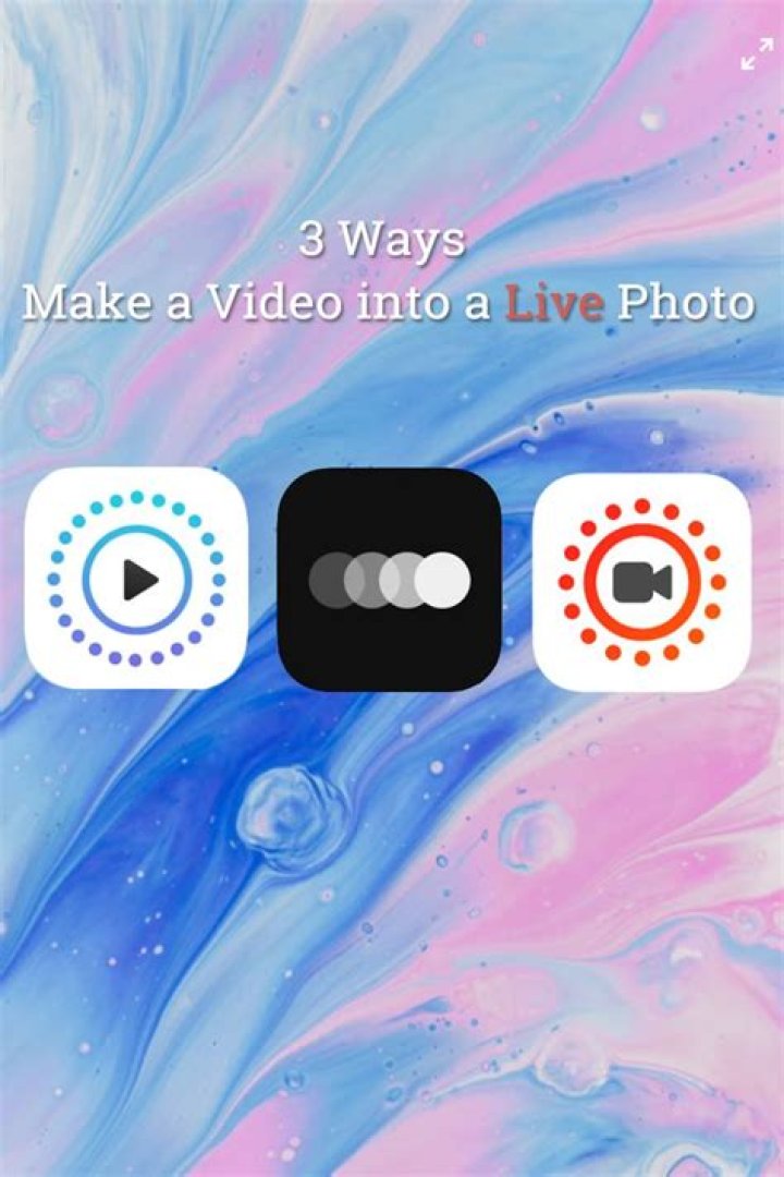 How to make a live photo wallpaper