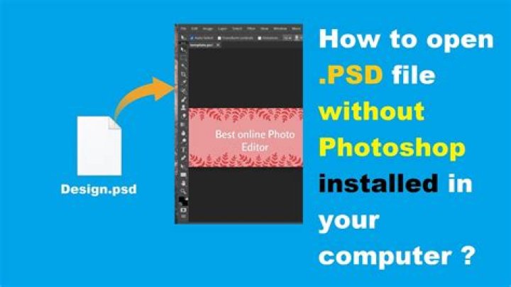 How to open psd file