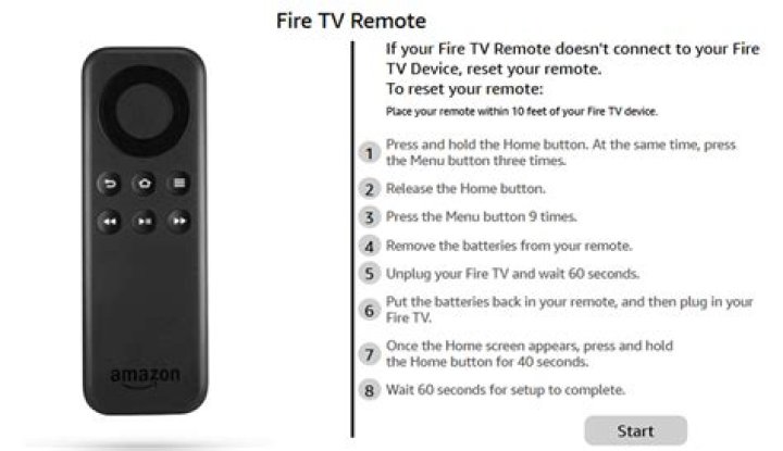 How to pair a firestick remote