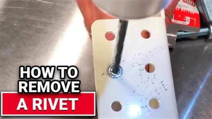 How To Remove Metal Rivets