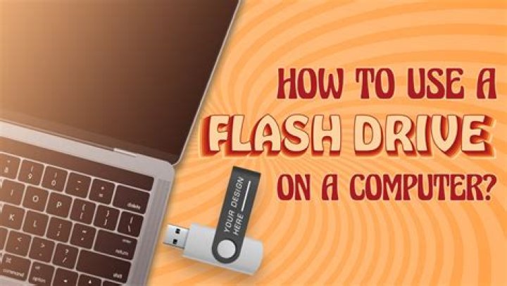 How to use a flash drive