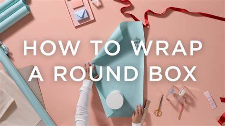 How To Wrap A Round Box