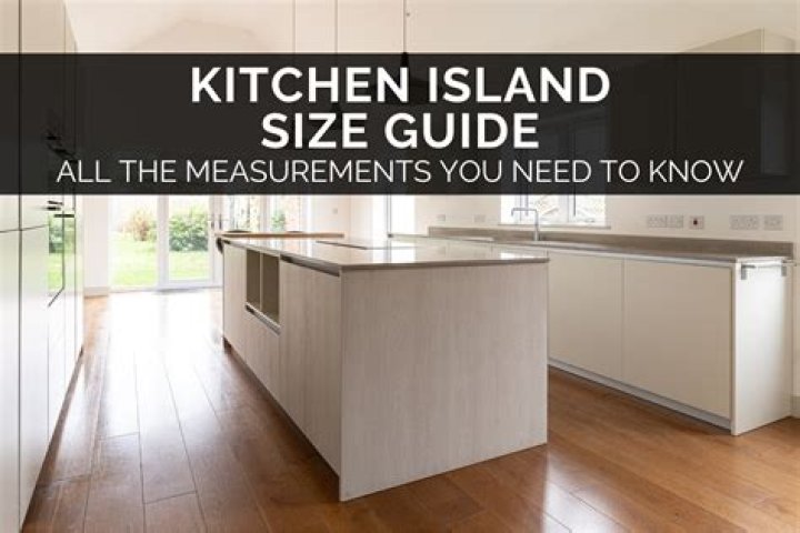 How wide should my island be