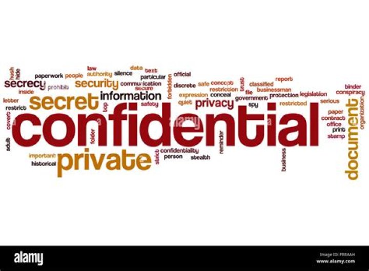 How would you describe confidentiality