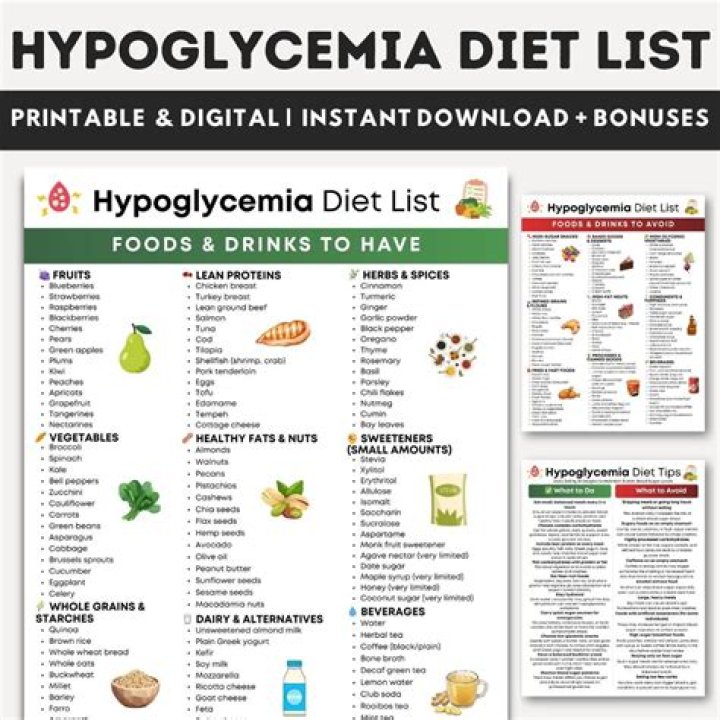 Hypoglycemia Grocery List - How To Discuss
