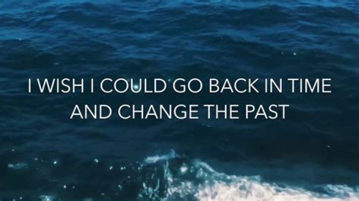 If i could go back and change the past