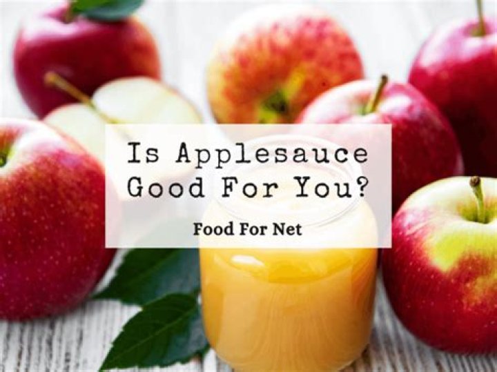 Is applesauce good for you
