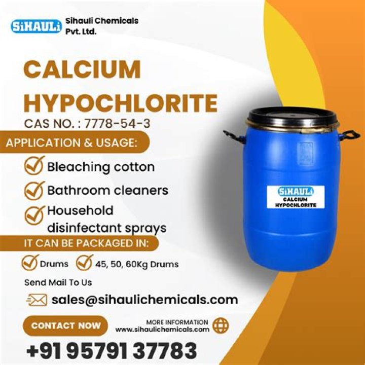 Is calcium hypochlorite stabilized
