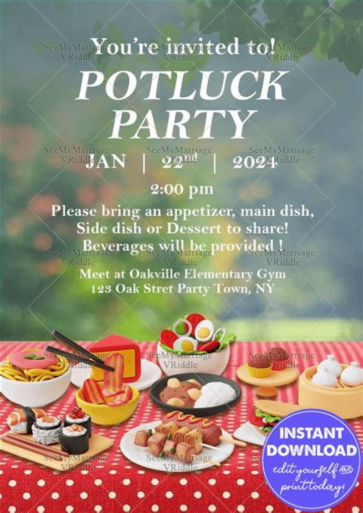 Is it rude to ask guests to bring food