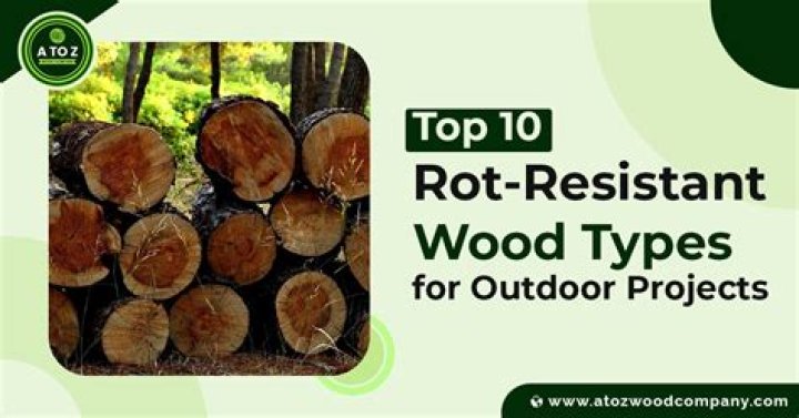 Is pine wood rot resistant