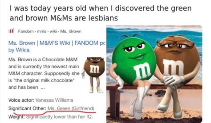 Is The Green M&m Dating The Brown M&m