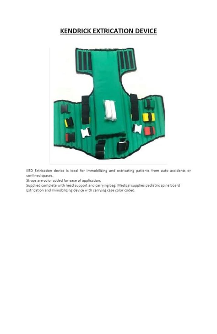 Ked Extrication Device Instructions - How To Discuss