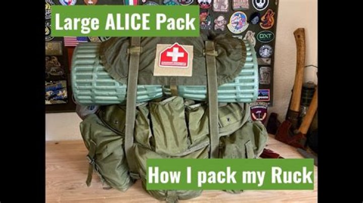 Large Alice Pack Weight - How To Discuss