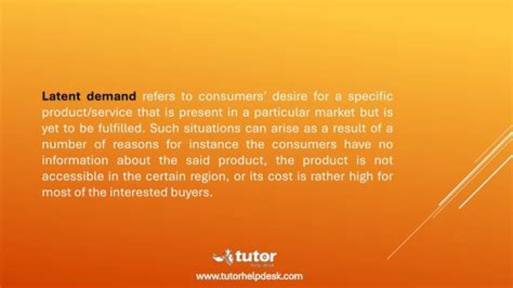 Latent demand - How To Discuss