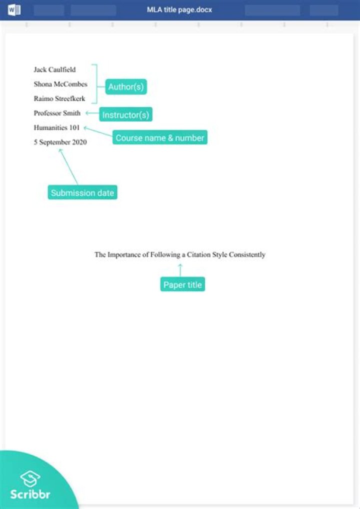 Mla format book title - How To Discuss