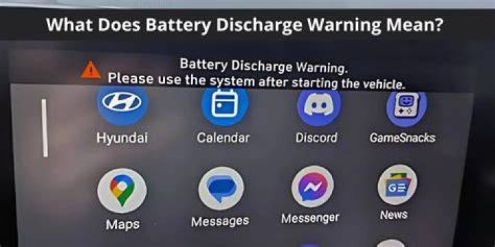 Quick Answer: What Does Battery Discharge Mean