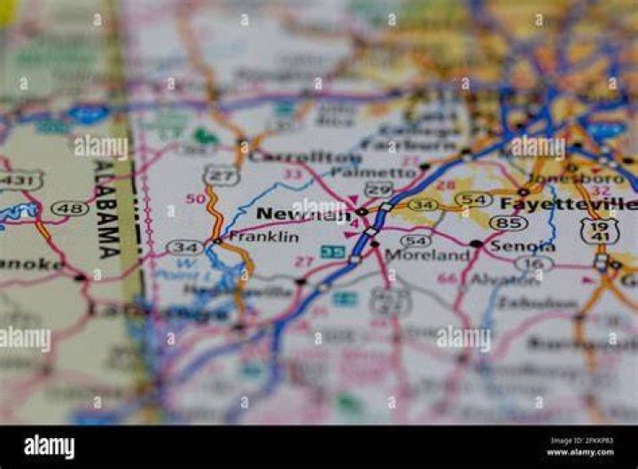 Quick Answer: Where Is Newnan Georgia On The Map
