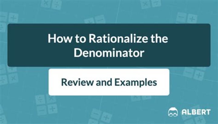 Rationalize the numerator - How To Discuss