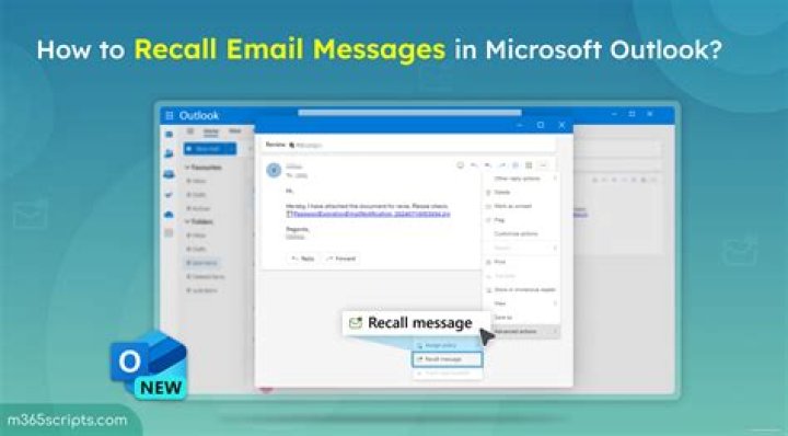 Recall email outlook - How To Discuss