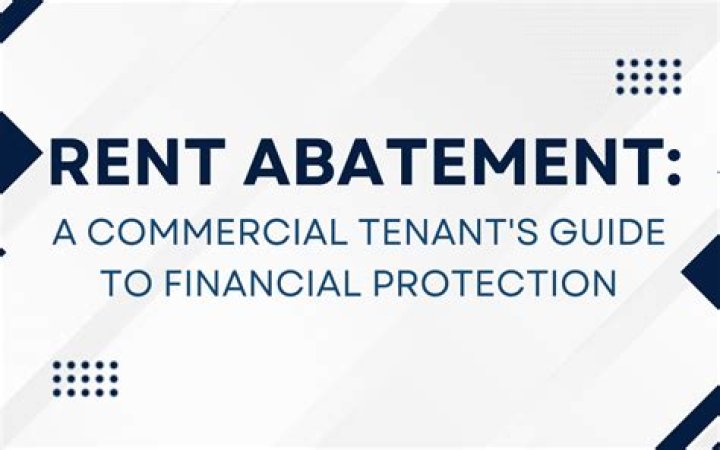 Rent abatement - How To Discuss