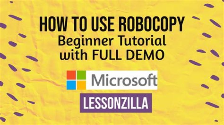 Robocopy gui - How To Discuss